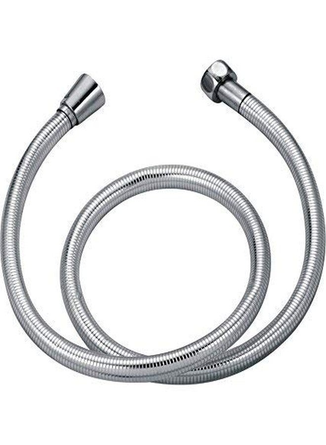 SHRUTI Shower Tube Full Silver (Pipe for Hand Faucet in Toilet & Bathroom) (1 Mtr) - Image 1